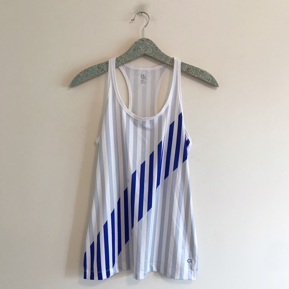 GAP | Blue Stripe Exercise Tank
